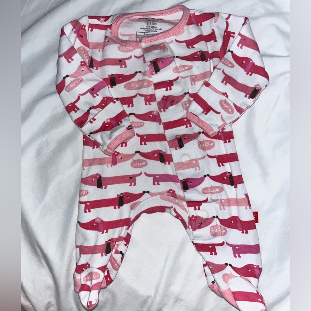 Magnetic Me newborn onesie